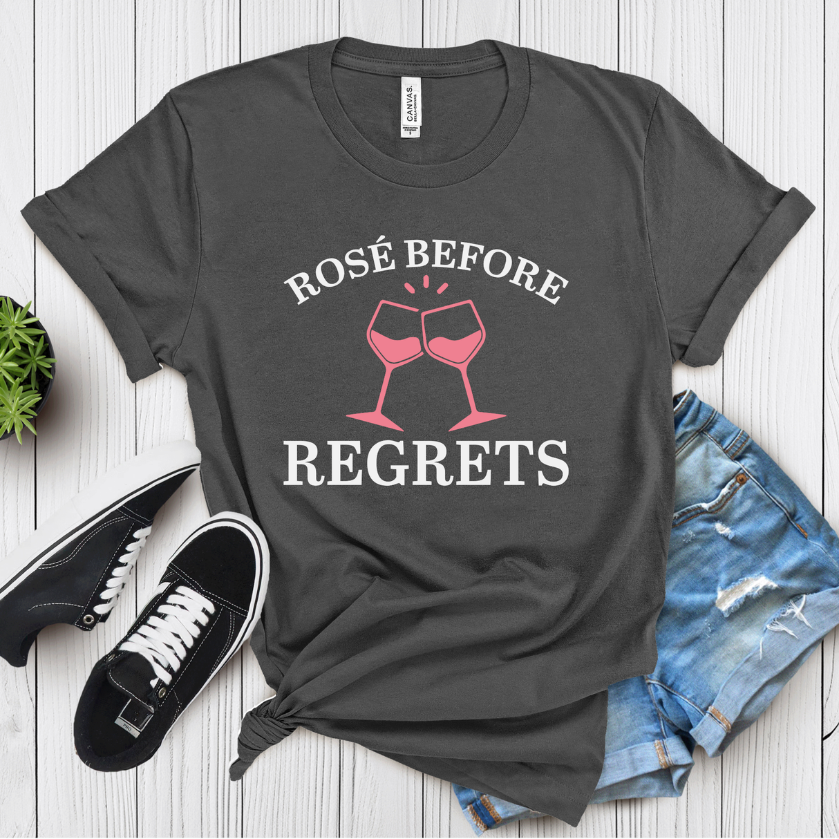 Rosé Before Regrets – Women’s Graphic Tee
