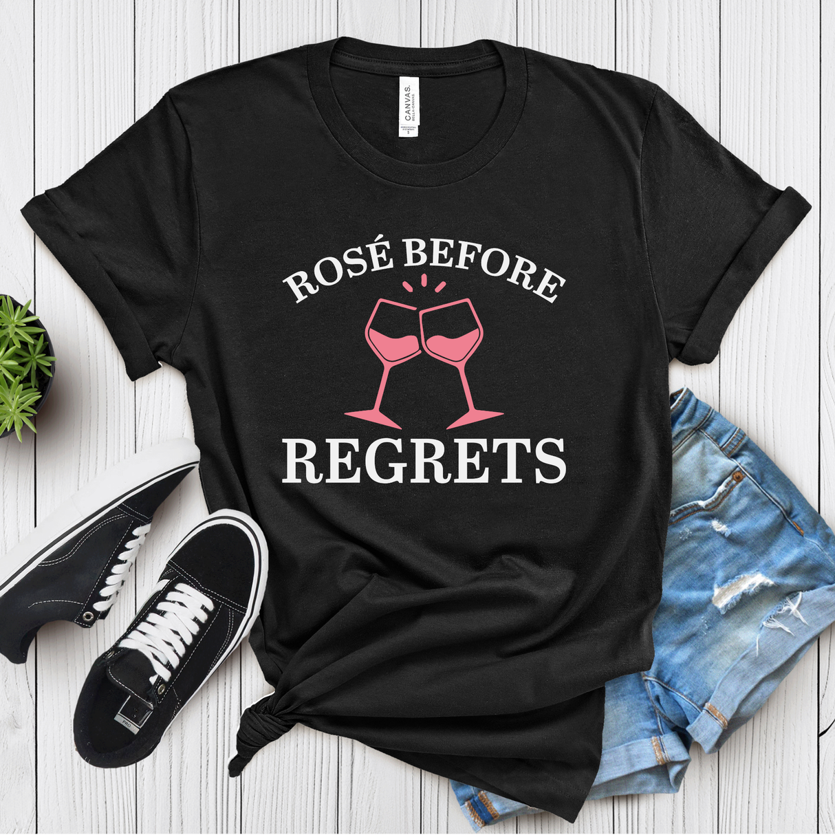 Rosé Before Regrets – Women’s Graphic Tee