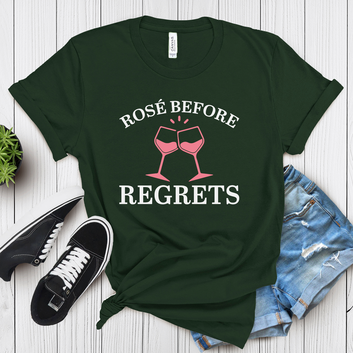 Rosé Before Regrets – Women’s Graphic Tee