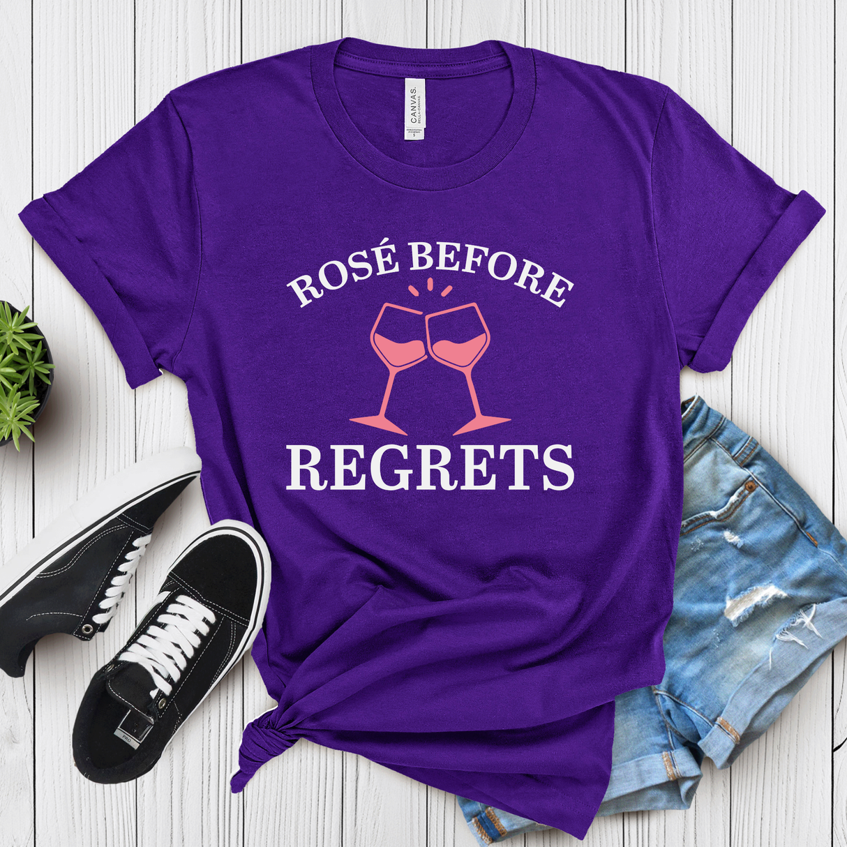 Rosé Before Regrets – Women’s Graphic Tee