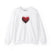 Heart Droplets, Women's Sweatshirt, Heavy Blend, Comfort Fit, Crewneck