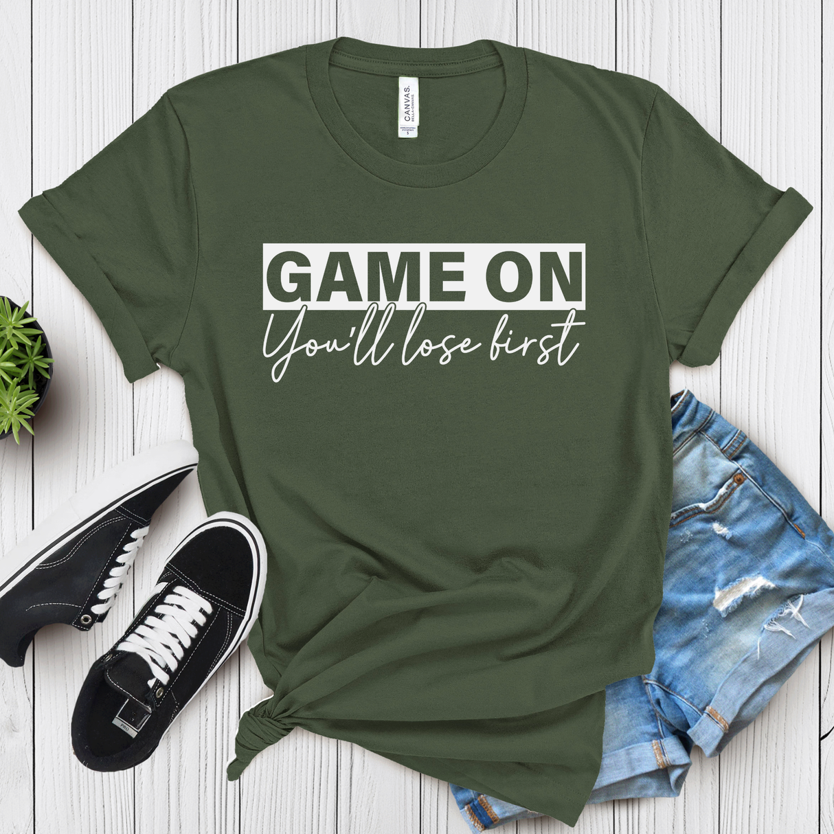 Game On You’ll Lose First – Women’s Graphic Tee