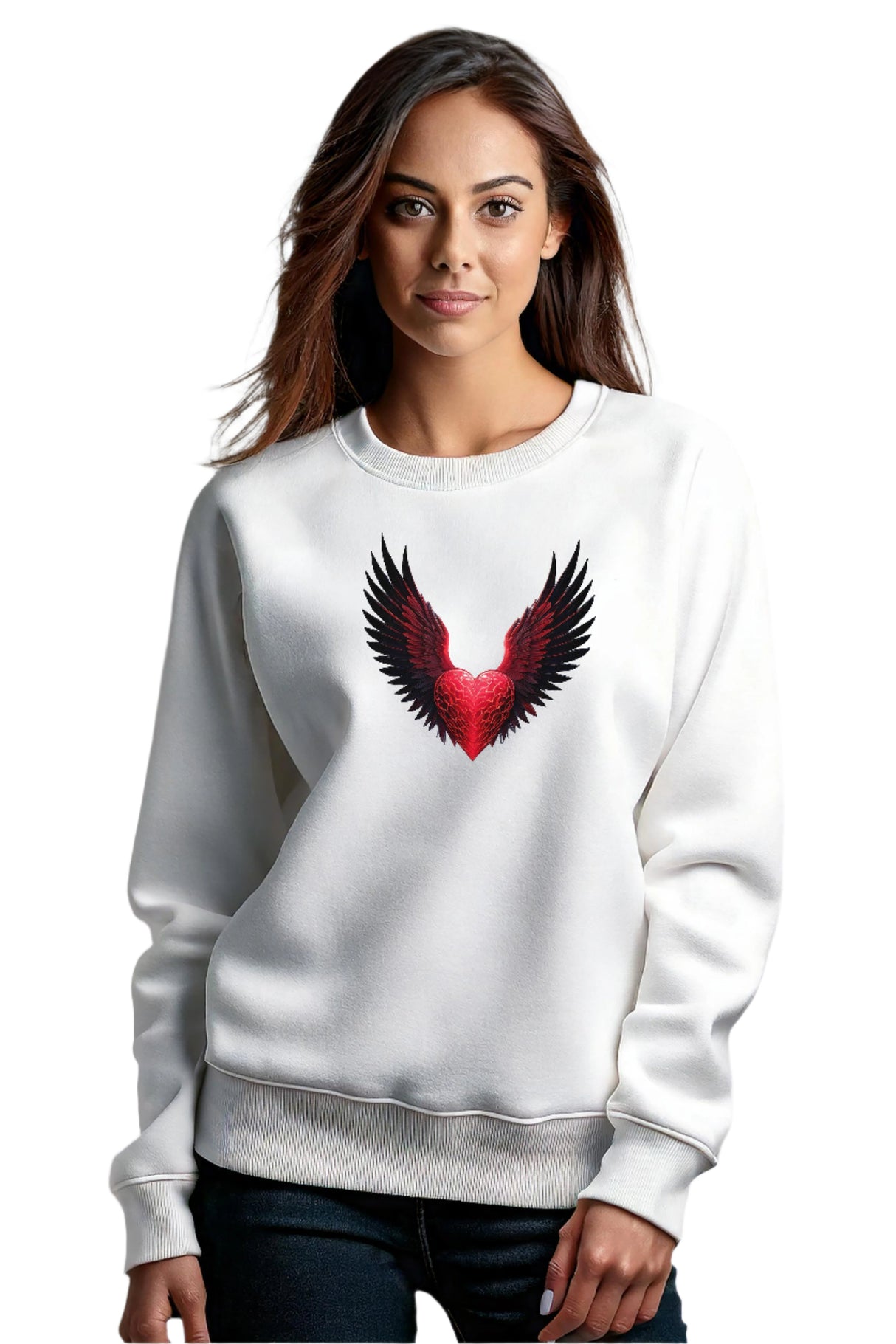 Feels Like Flying, Women's Sweatshirt, Heavy Blend, Comfort Fit, Crewneck