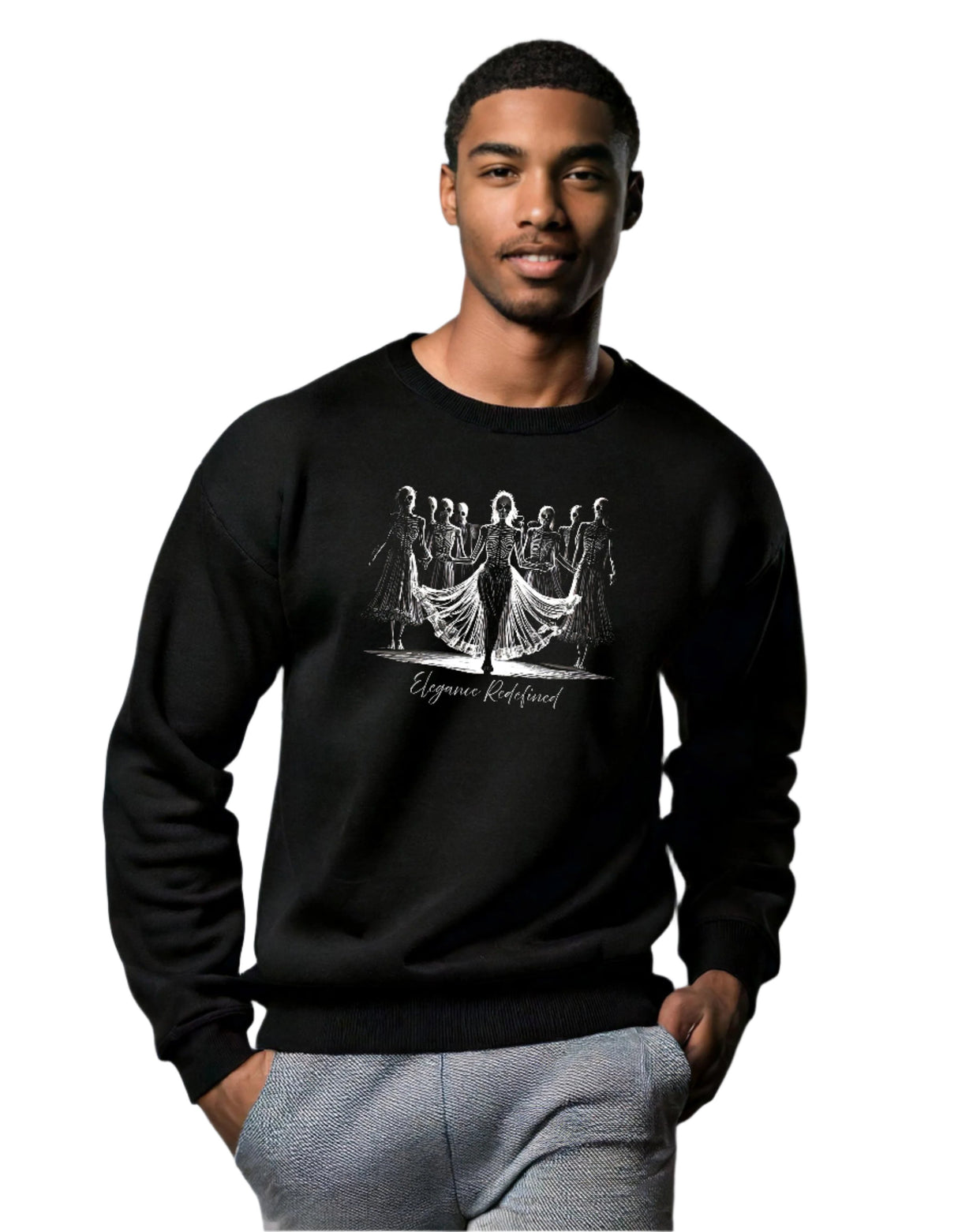 Elegance Redefined, Men's Sweatshirt, Heavy Blend, Comfort Fit, Crewneck