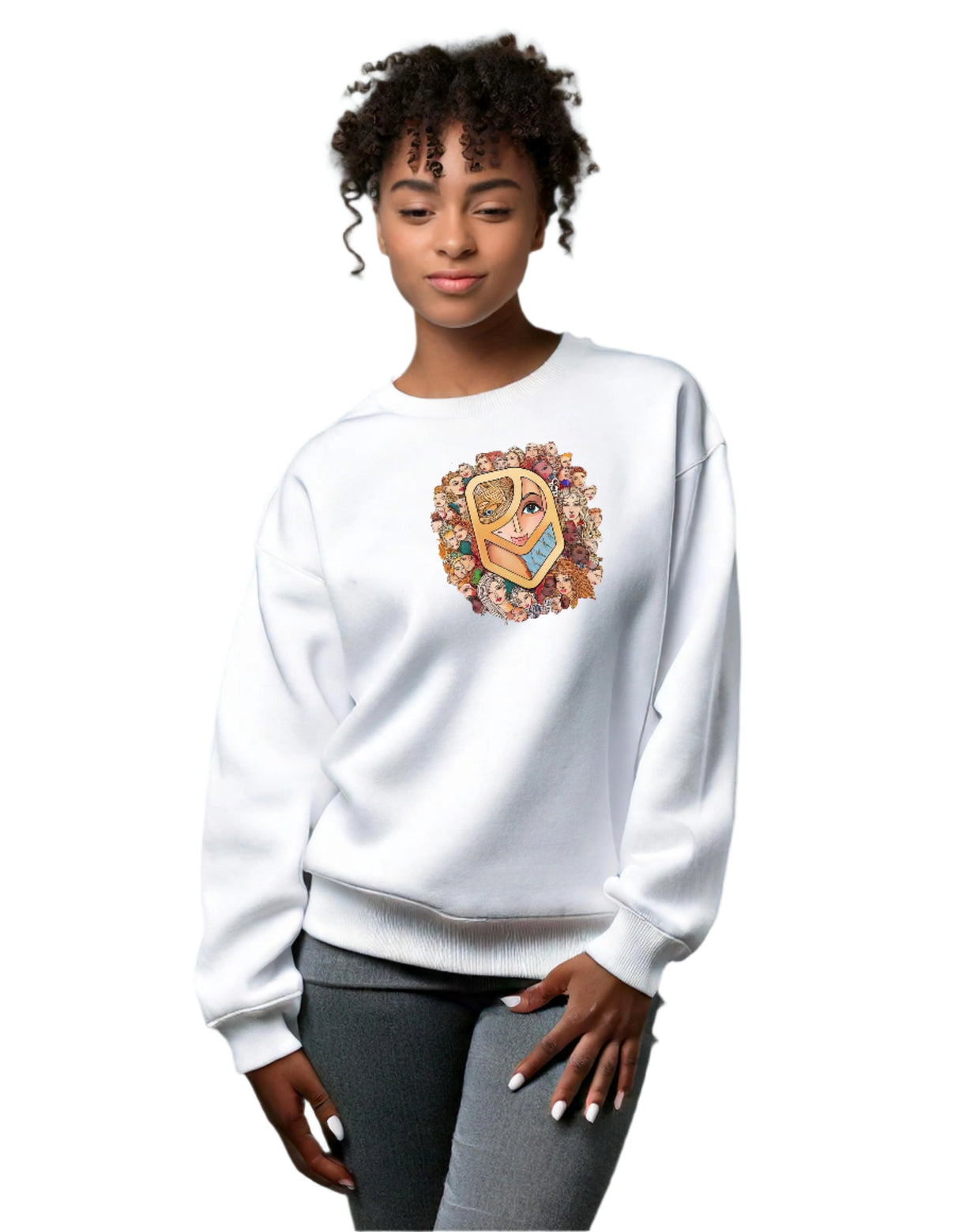 Celebrate Diversity, Women's Sweatshirt, Heavy Blend, Comfort Fit, Crewneck