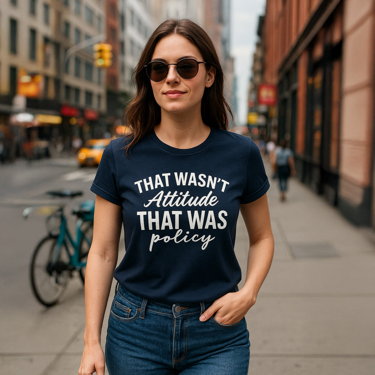 That Wasn’t Attitude, That Was Policy – Women’s Graphic Tee