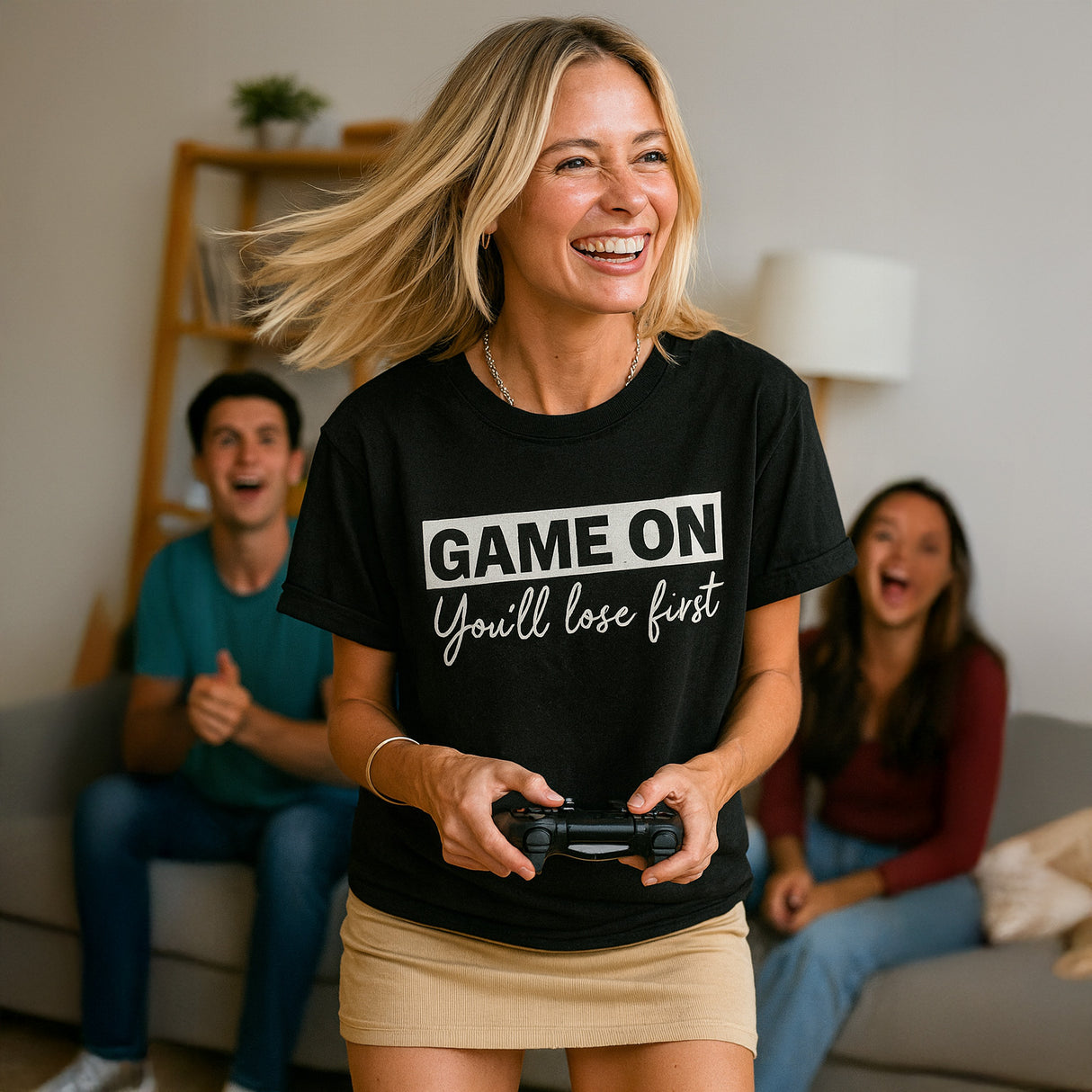 Game On You’ll Lose First – Women’s Graphic Tee