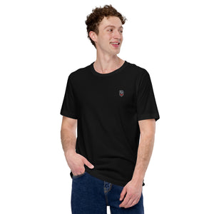 Regular Fit, Embroidered Logo Red Flag Tee