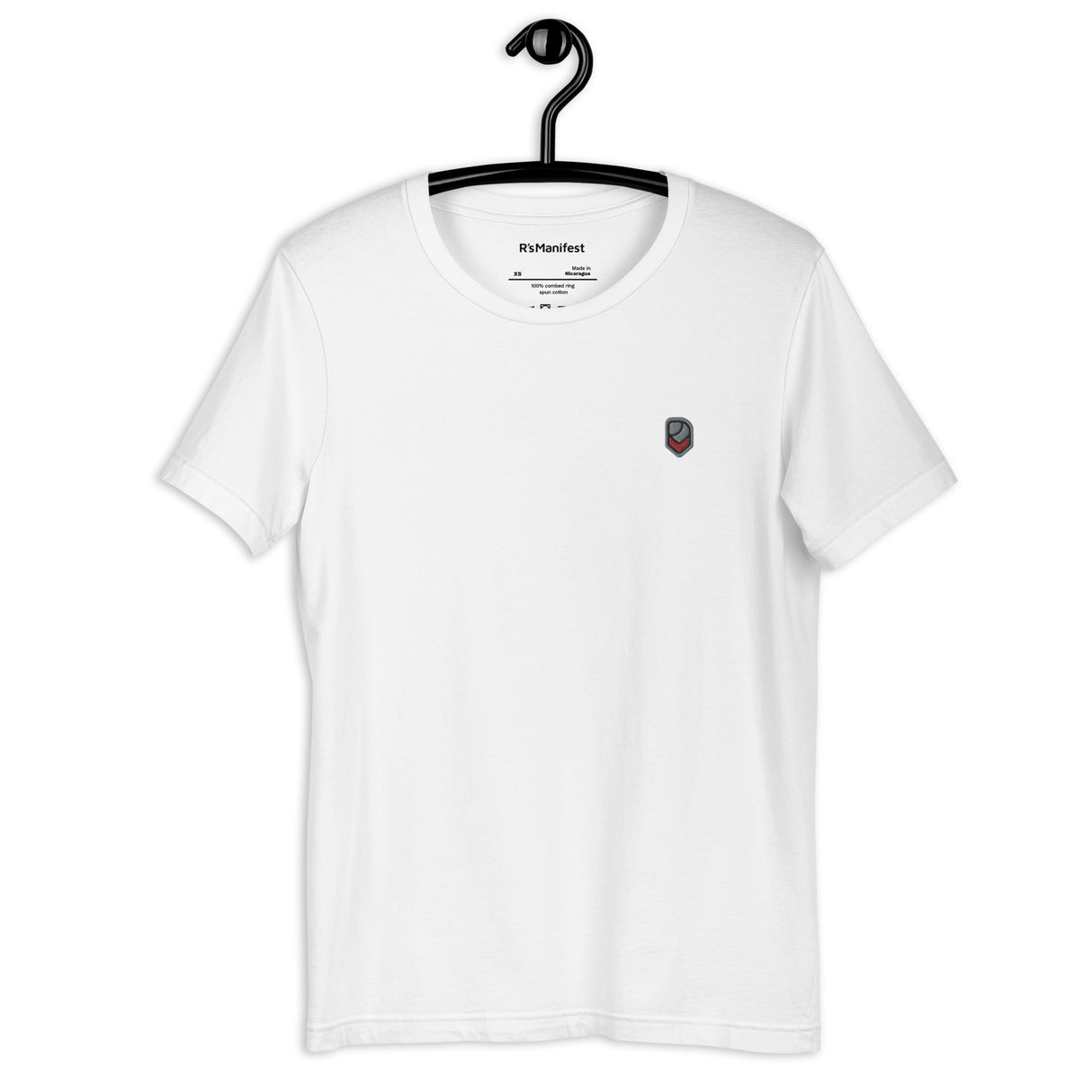 Regular Fit, Embroidered Logo Red Flag Tee